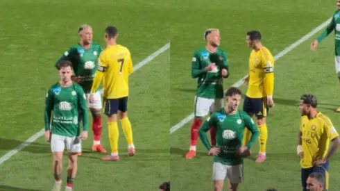 Calvo y CR7, cara a cara.