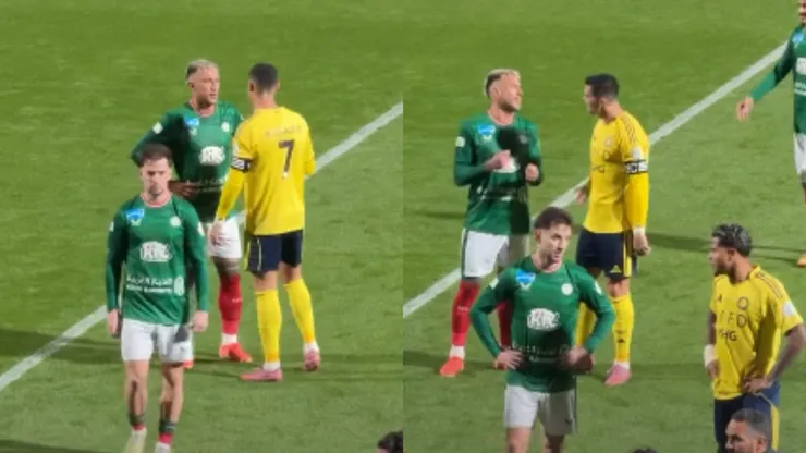 Calvo y CR7, cara a cara.