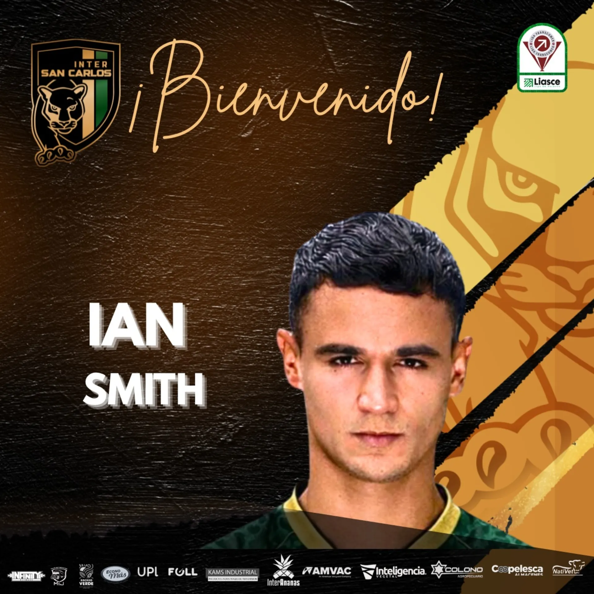 Ian Smith jugará en la segunda división de Costa Rica.