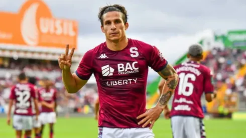 Luis Paradela con Saprissa