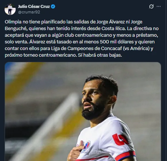 Jorge Álvarez – Olimpia