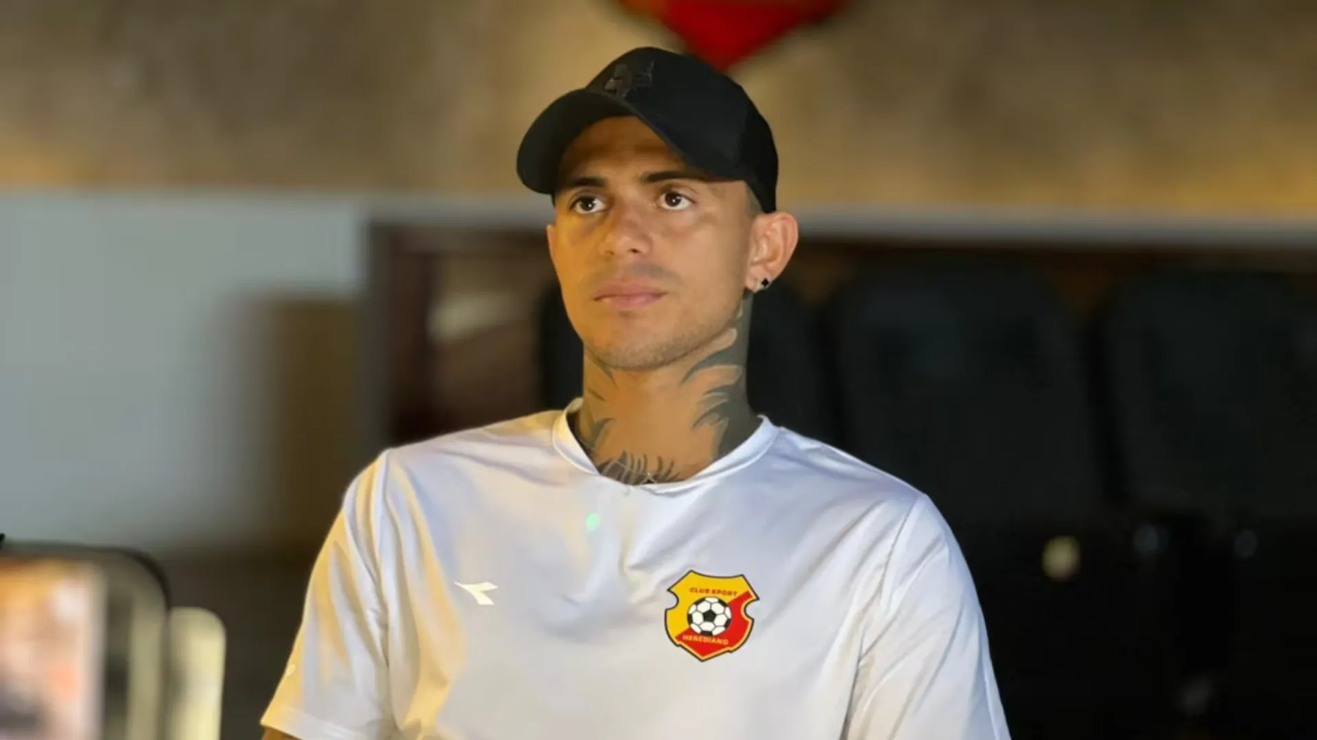 Randall Leal habló como jugador de Herediano.