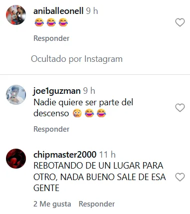 Los comentarios crueles no tardaron en llegar a las redes sociales. (Instagram)