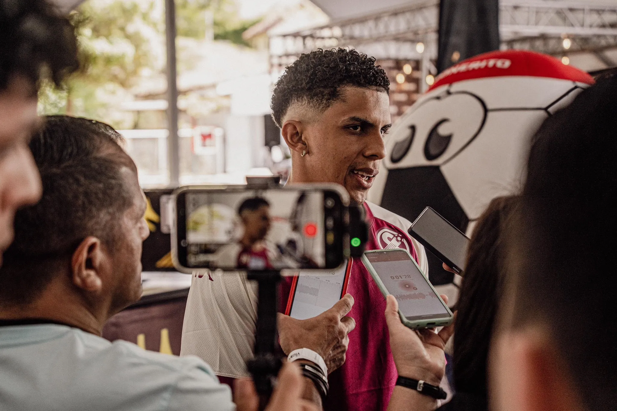 Rachid Chirino en el Media Day