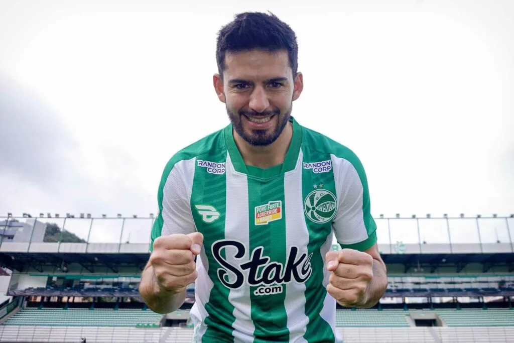 Ronie Carrillo en el Juventude, equipo en el que estuvo antes de recalar en el Botafogo-SP.