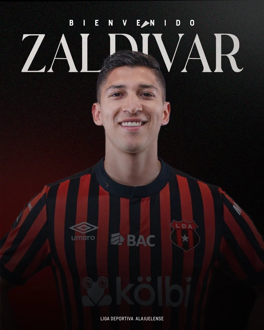 Ángel Zaldívar es nuevo jugador de Alajuelense. (Foto: LDA)