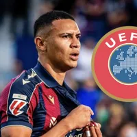 “Lo estuvo viendo”: el histórico club campeón de UEFA que busca el fichaje del hondureño Kervin Arriaga