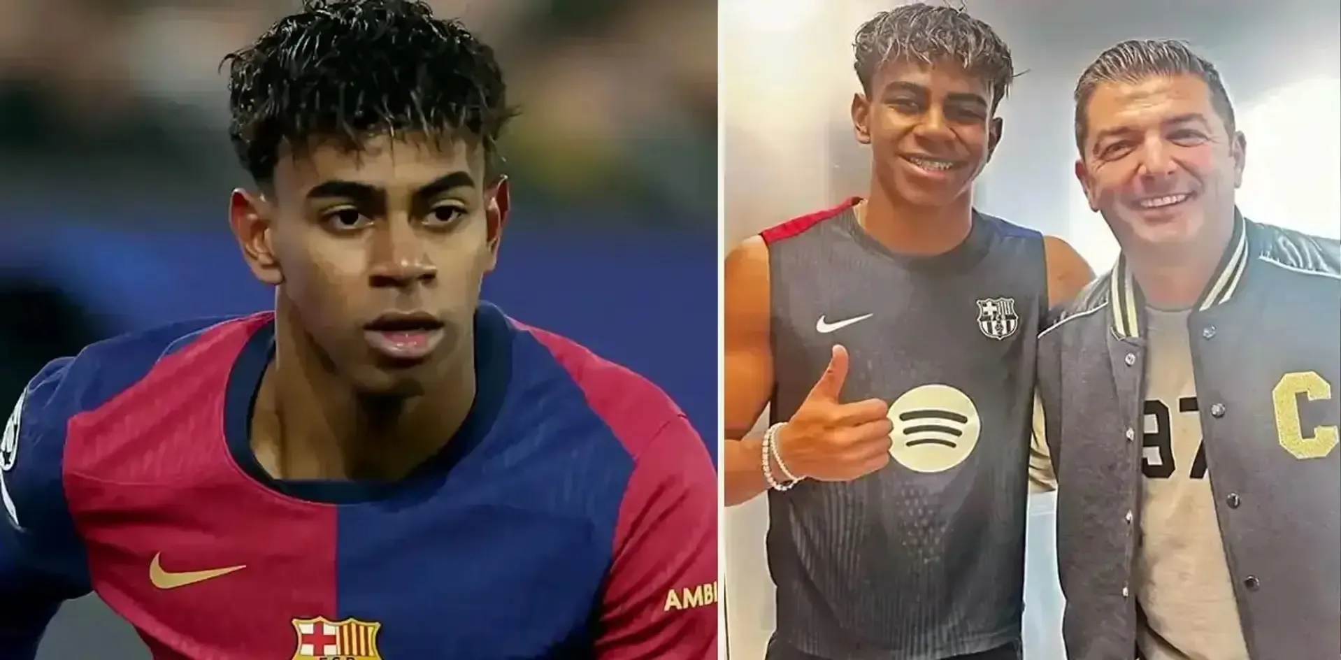 Lamine Yamal fue dirigido por Franc Artiga y ahora es técnico de Denil Maldonado.