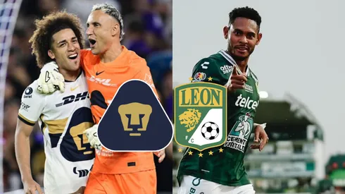 De un lado, Keylor y Carrasquilla; del otro, Ismael Díaz: Pumas vs. León.
