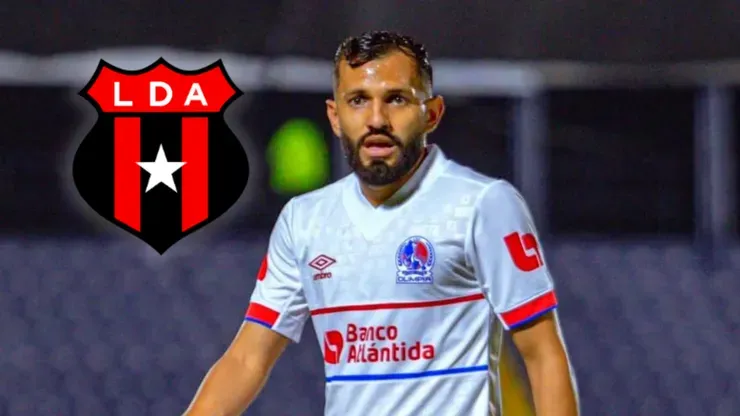 Jorge Álvarez con Olimpia