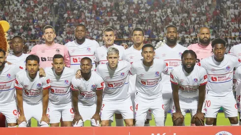 El plantel de Olimpia que se coronó bicampeón de la Liga Nacional de Honduras.