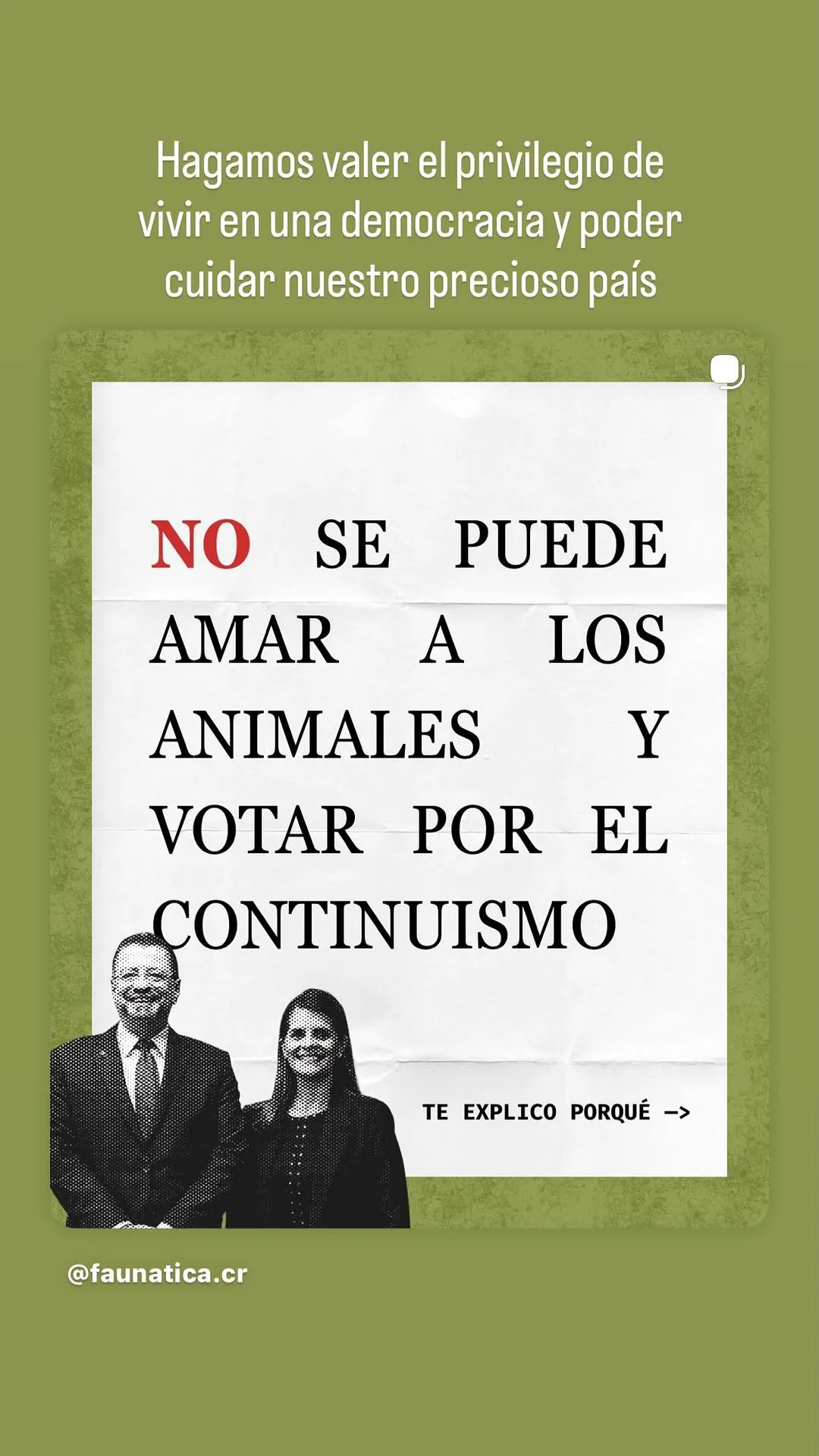 Daniel Chacón marcó su postura (Instagram).