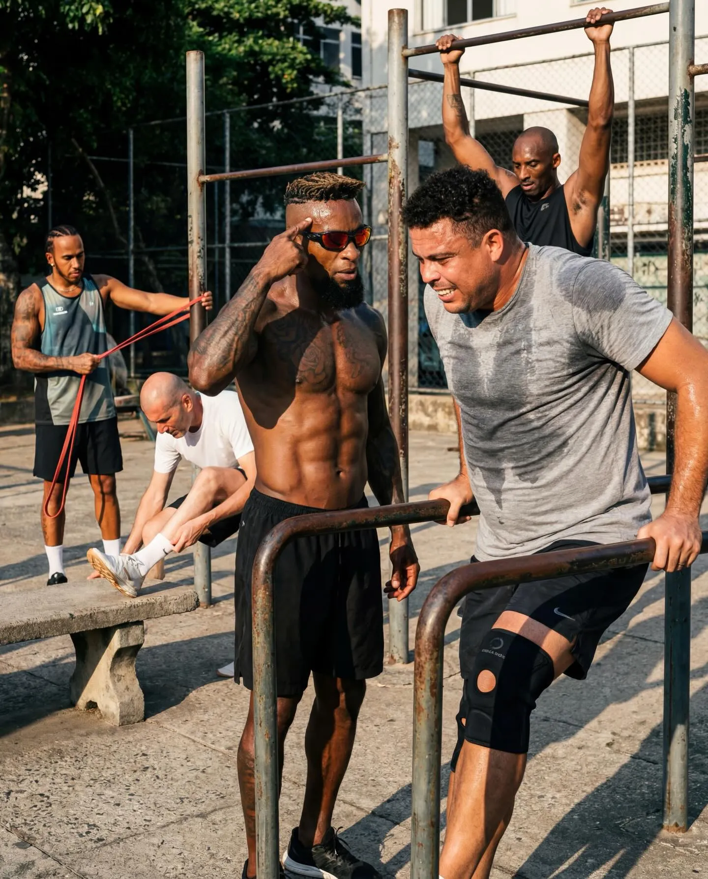 Zé roberto y su método de entrenamiento. Acá, de la mano de la IA. (Instagram @zeroberto)