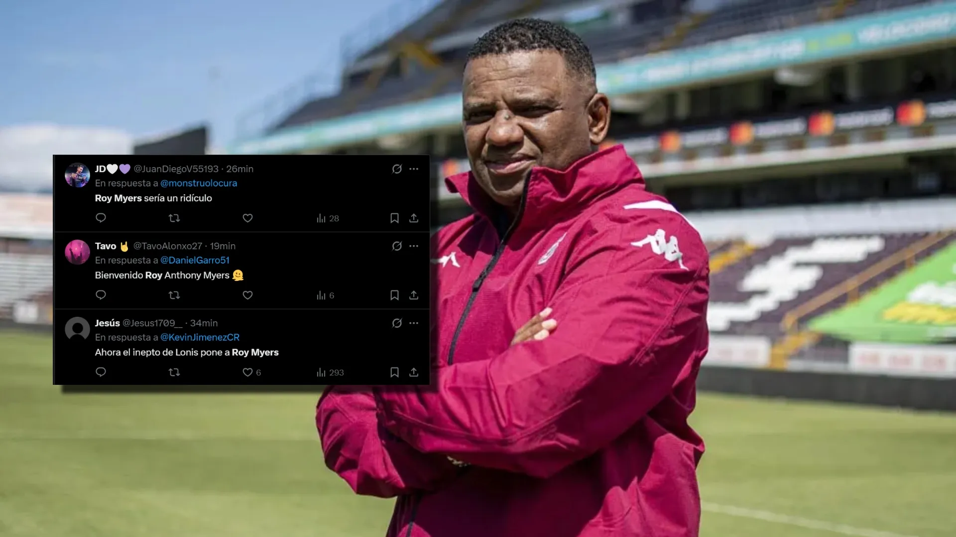 Roy Myers podría ser el reemplazante de Vladimir Quesada.