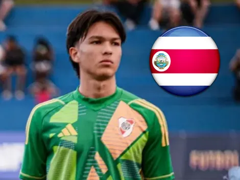 Saúl Durán, cerca de Costa Rica: la joya de River emociona a los ticos