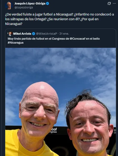 Periodista Joaquín López-Dóriga en su cuenta oficial de X