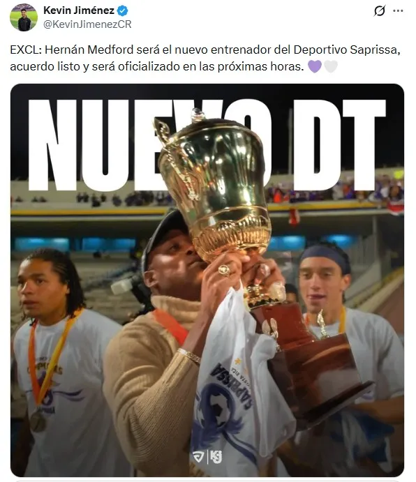 Foto: Captura de X de Kevin Jiménez