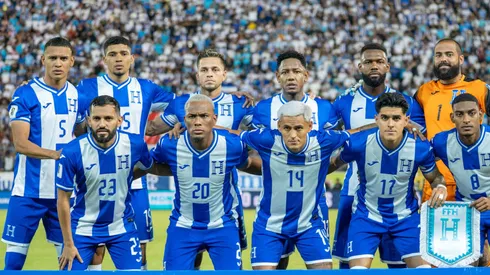 El once titular de la Selección de Honduras durante un juego eliminatorio para el Mundial United 2026.