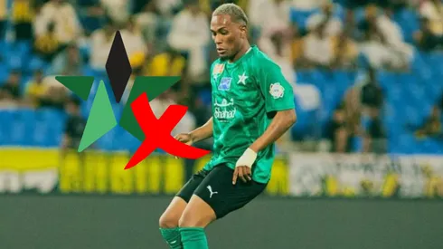 Deybi Flores durante uno de sus encuentros con el Al-Najma en Arabia Saudita.