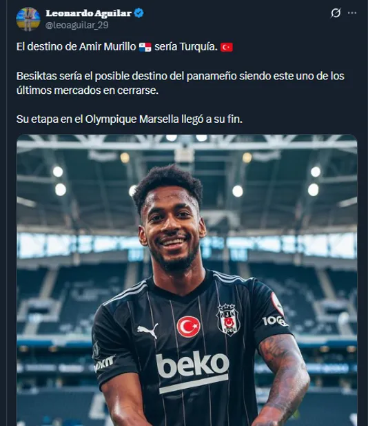 Leonado Aguilar en su cuenta oficial de X.