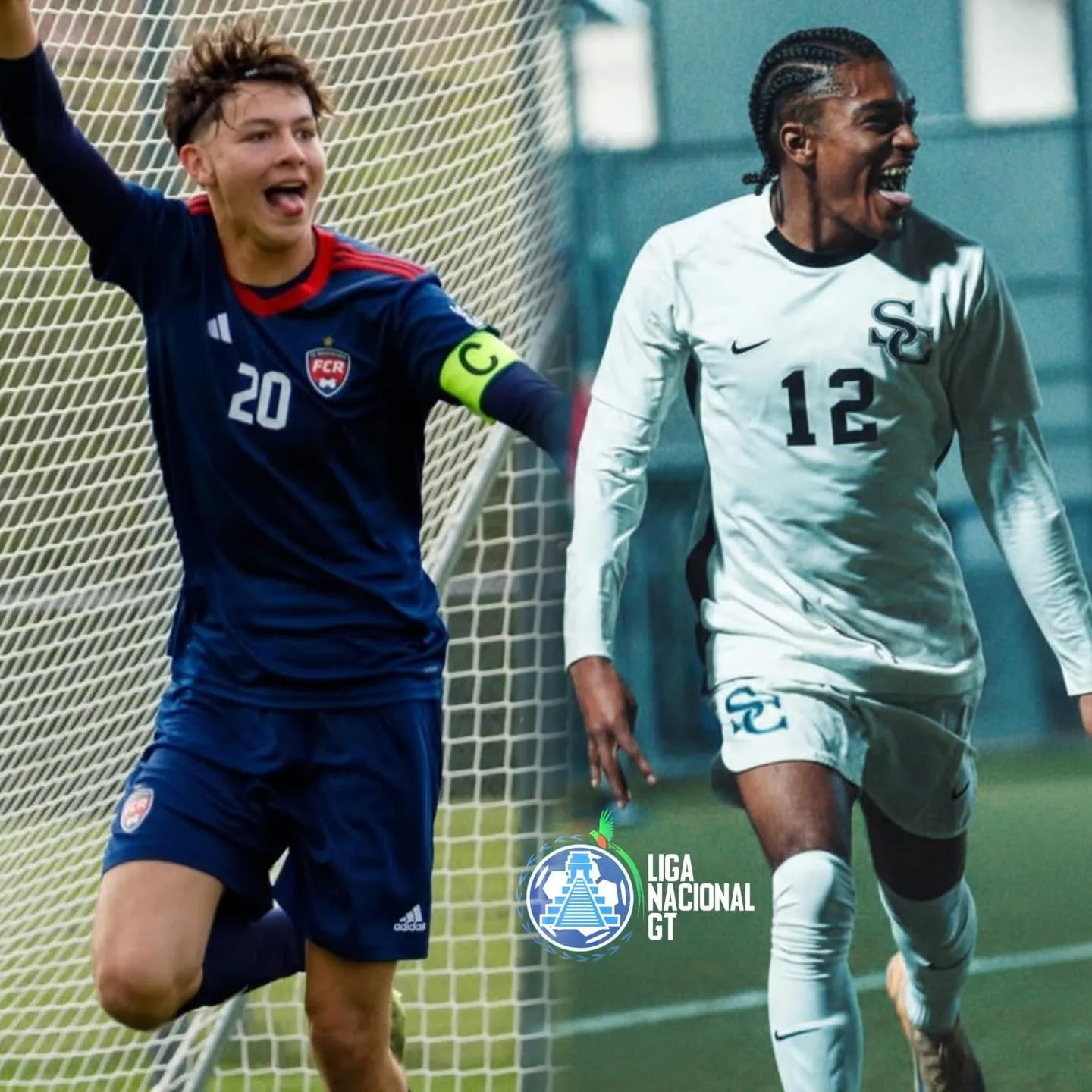 Chinchilla a la izquierda y Del Cid a la derecha. Foto: Liga Nacional GT