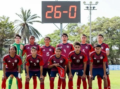 Costa Rica hizo 26 goles en un partido y rompió un récord increíble