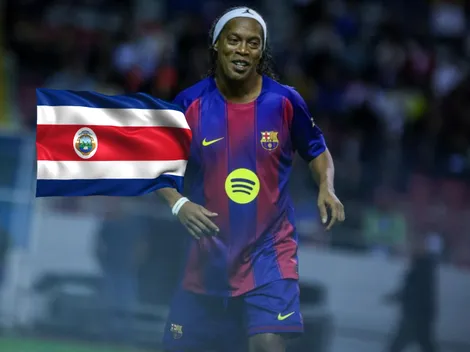 Rendido ante los ticos: Ronaldinho emociona a Costa Rica con este gesto