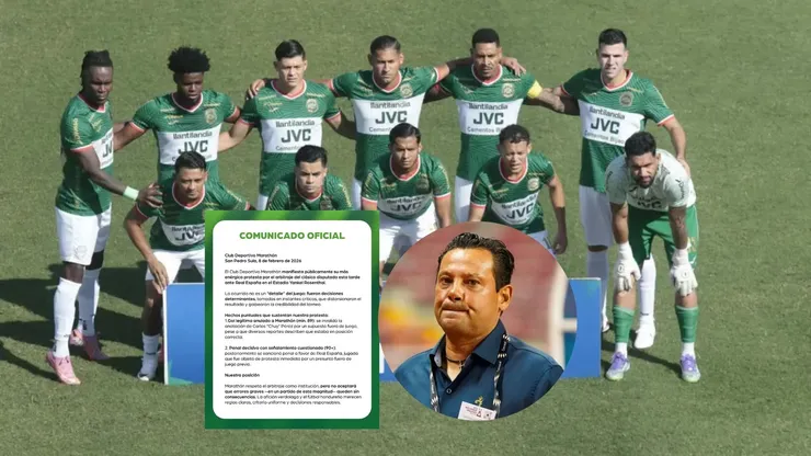 Marathón explota contra la Liga Nacional de Honduras y el arbitraje.