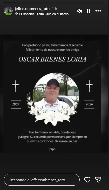 La historia que compartió el volante morado.