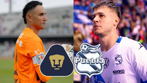 Keylor Navas visita a Juan Pablo Varas en Pumas vs. Puebla.