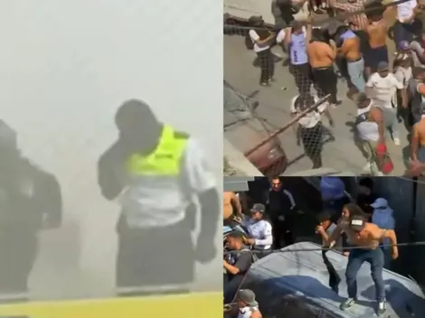 Aficionados de Comunicaciones provocan disturbios en el estadio de Mixco