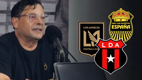 Jeaustin Campos durante una conferencia de prensa en San Pedro Sula.