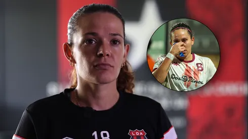 Emelie Valenciano rompió el silencio tras el codazo de la polémica.