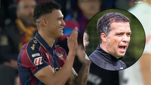 El técnico del Levante fue claro tras la expulsión de Kervin Arriaga.