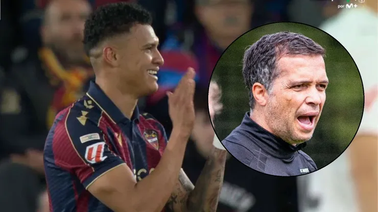 El técnico del Levante fue claro tras la expulsión de Kervin Arriaga.