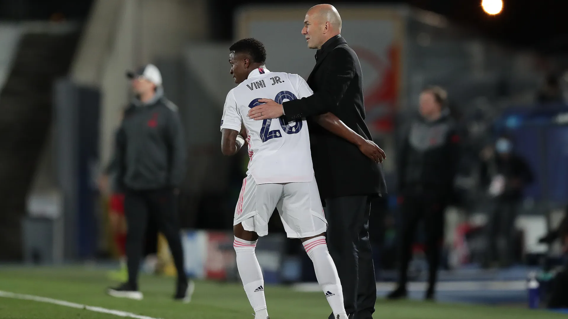 Zidane el primero que confió en el potencial de Vinicius en Real Madrid. (Getty Images)