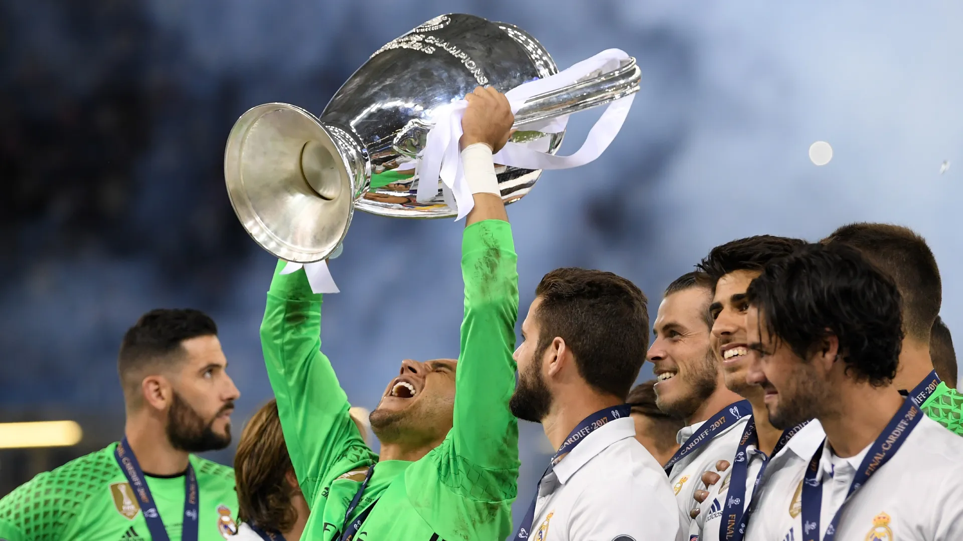 Keylor Navas, el portero de las tres Champions League. (Getty Images)