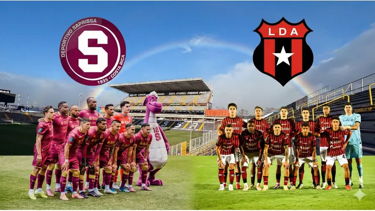 Saprissa y Alajuelense juegan este sábado el Clásico en La Cueva.