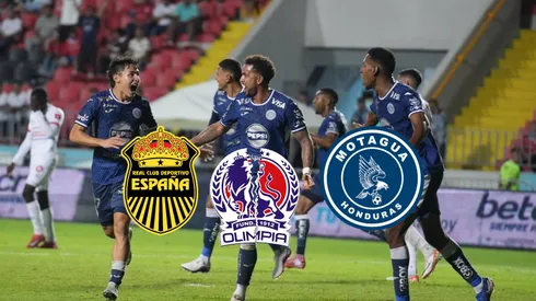 Rodrigo de Olivera fue el anotador del gol que le da el triunfo a Motagua ante Olimpia. Foto: ICN Sports.