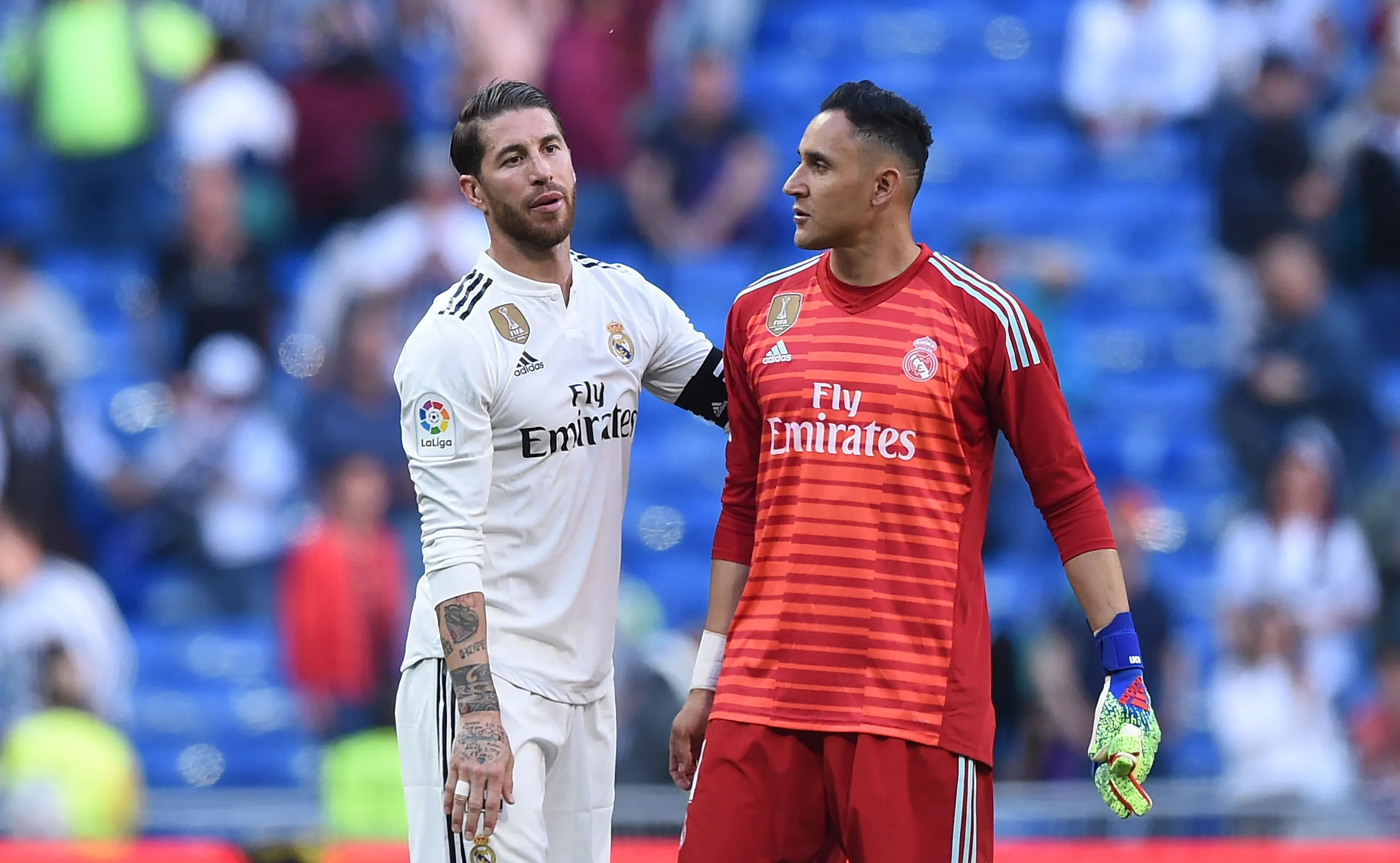 Keylor Navas y Sergio Ramos eran una garantía para la zaga merengue (Getty Images).