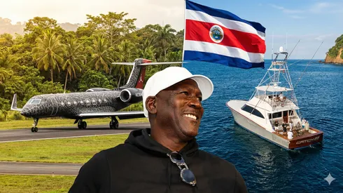 Michael Jordan tiene más de una razón para viajar tan seguido a Costa Rica.