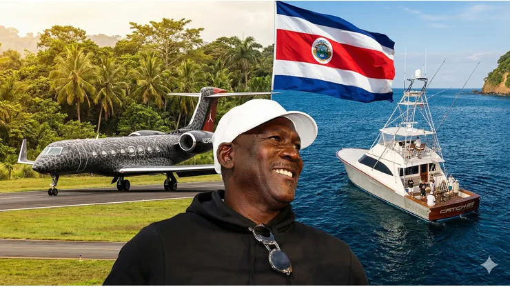 Michael Jordan tiene más de una razón para viajar tan seguido a Costa Rica.