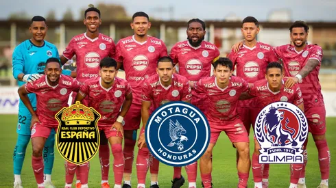 El once inicial de Motagua previo al juego ante Juticalpa. Foto: X Motagua.