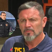 Rolando Fonseca le habla al Bocha Batista antes de asumir