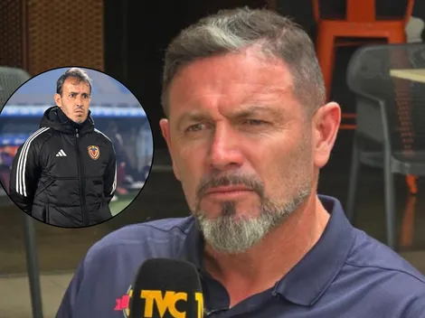 Rolando Fonseca le habla al Bocha Batista antes de asumir