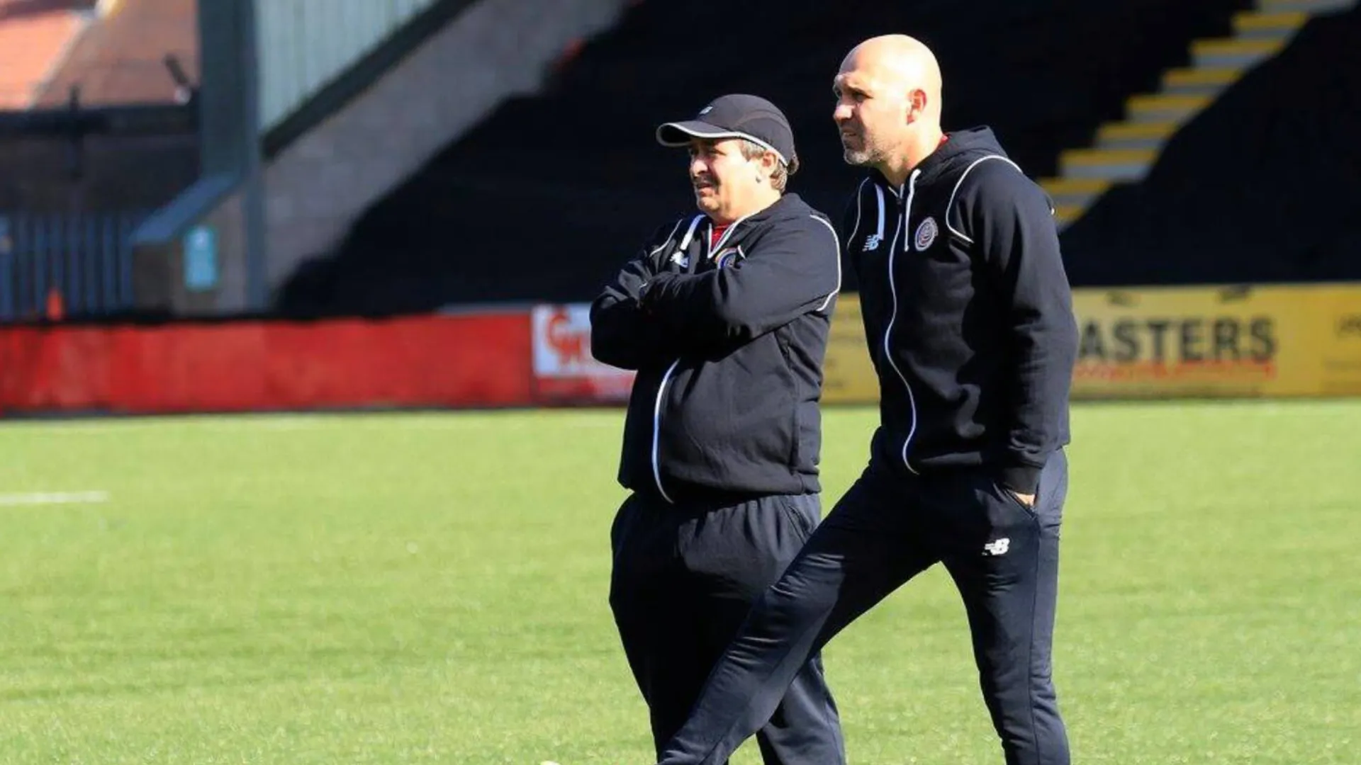 Machillo Ramírez y Luis Marín, juntos en la Selección. (Fedefútbol)
