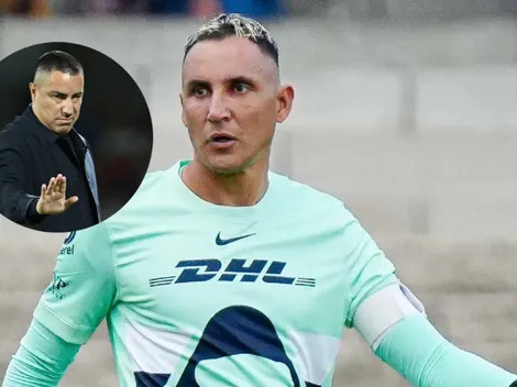 DT de Pumas no se guardó nada sobre el futuro de Keylor Navas: "No son decisiones mías"
