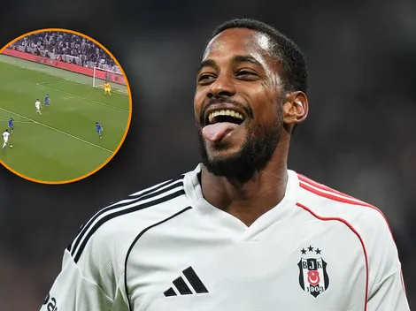 Llegó a 328 mil reproducciones: el golazo de Murillo con Besiktas que es viral en Europa