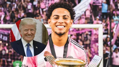 David Ruiz hizo historia al visitar la Casa Blanca como campeón de la MLS. Foto: Inter Miami.