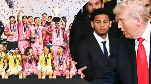 David Ruiz estuvo presente en la Casa Blanca junto al resto del plantel. Foto: Inter Miami.